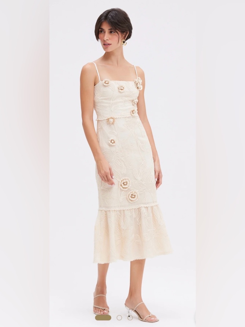PatBo Joy Lace Midi Dress size 2 NWT